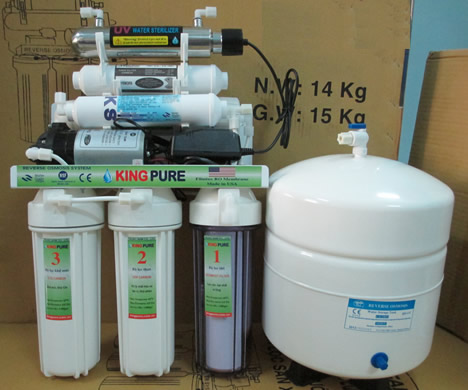 Máy lọc nước RO gia đình Kingpure-Đèn diệt khuẩn UV